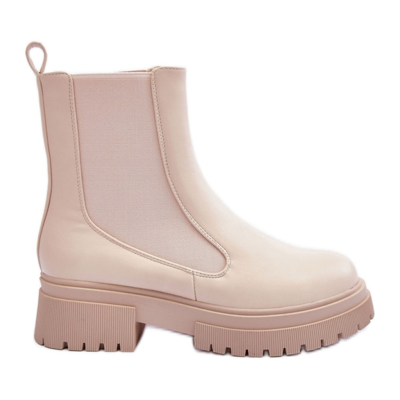 Step in style Chelsea-Stiefel Modell Isminna BM67 Beige – Treten Sie ein mit Stil