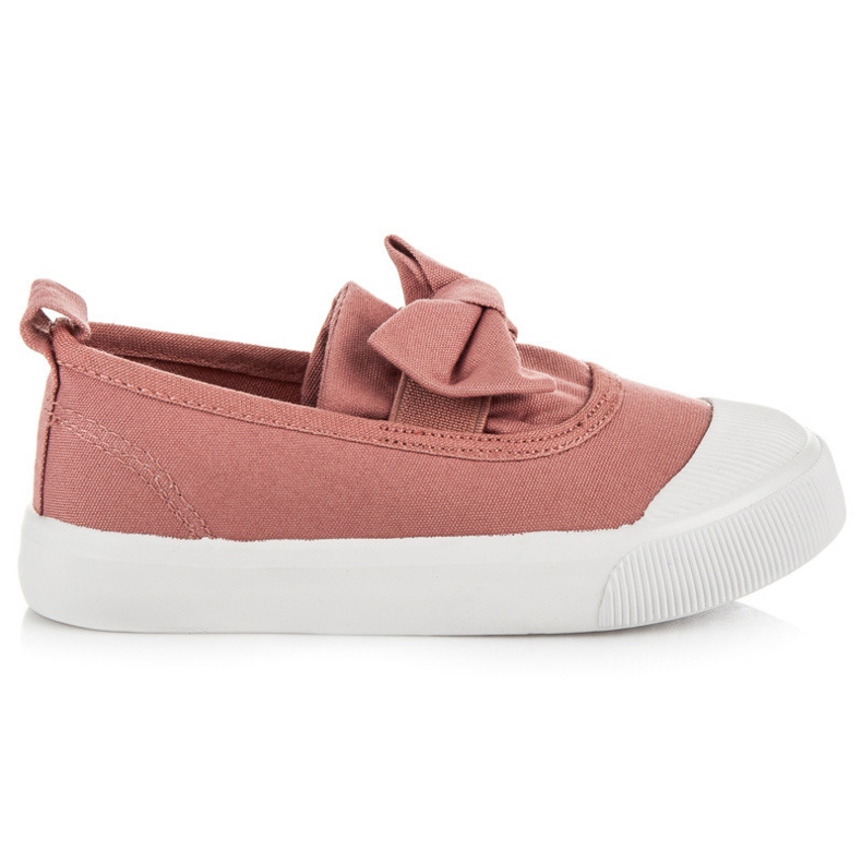 L&H Slip-On-Sneakers mit Schleife rosa