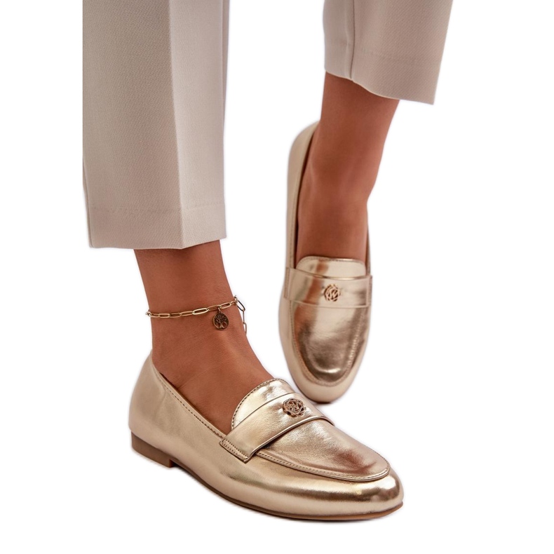 Step in style Mokassins Modell Sylvaine 24PB98-6990 Gold – Treten Sie ein mit Stil gelb