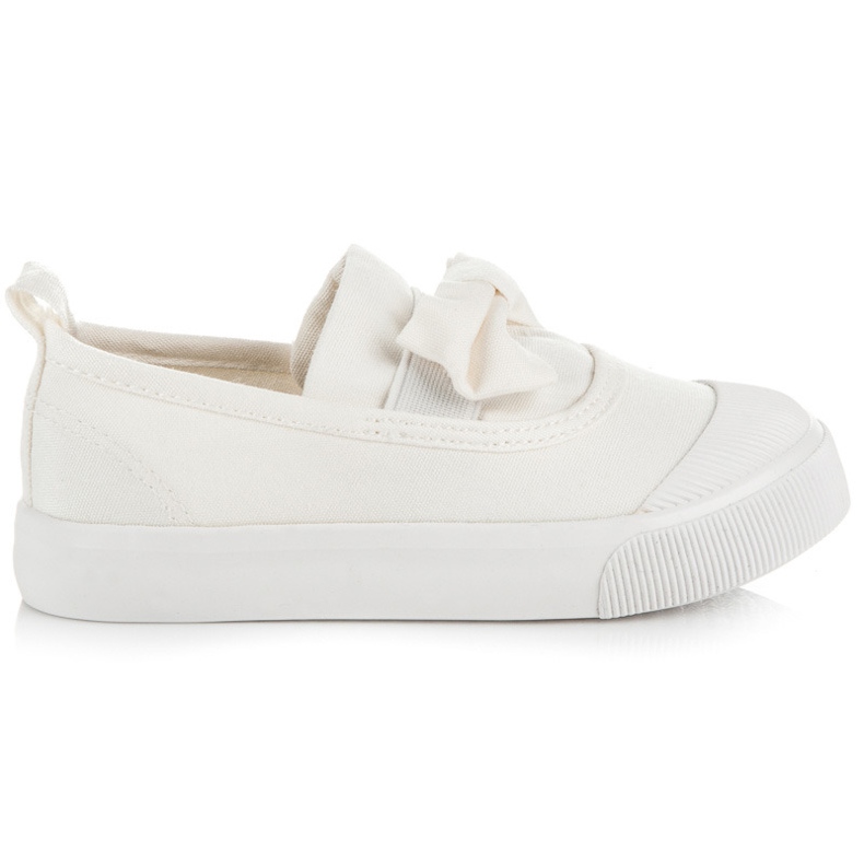 L&H Slip-On Sneakers mit Schleife weiß
