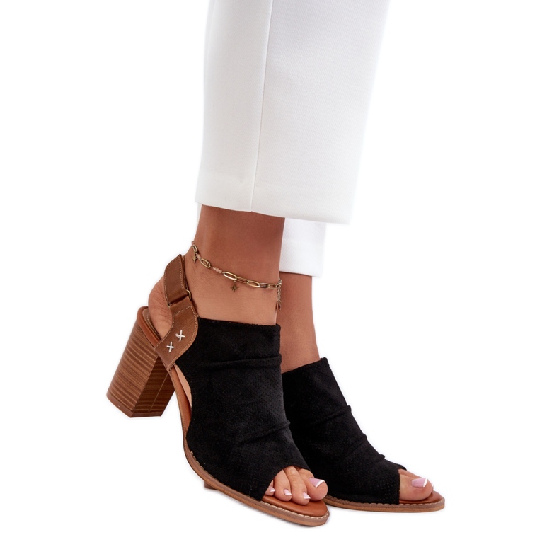 Step in style Sandalen Modell Rosca 24SD35-7184 Schwarz – Treten Sie ein mit Stil