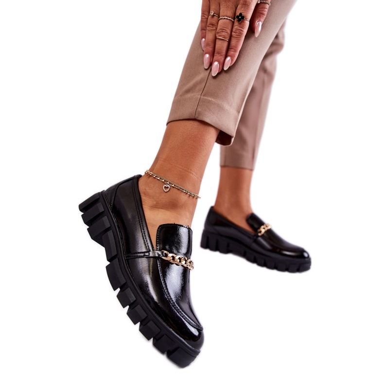 Step in style Schuhe Modell Anne MK755 Black Varnish – Treten Sie ein mit Stil schwarz