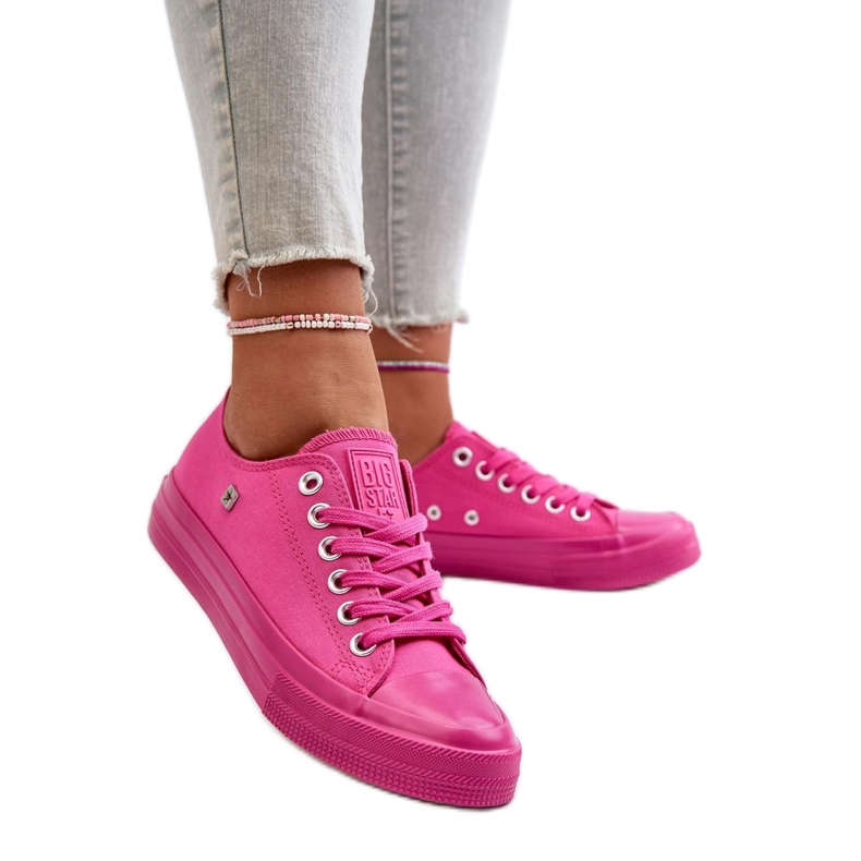 Step in style Sneakers Modell Big Star NN274290 Fuchsia – Treten Sie ein mit Stil rosa