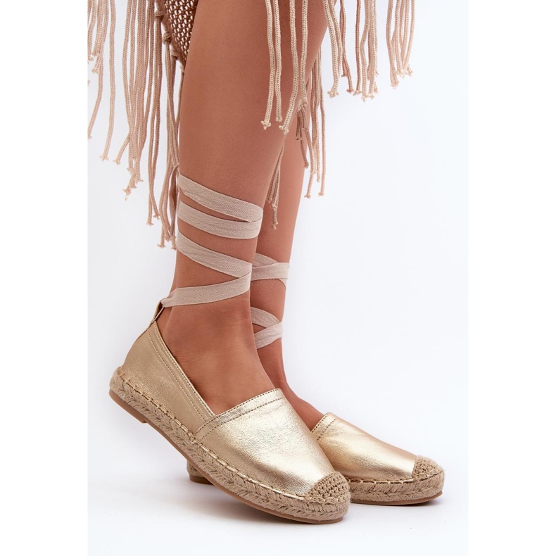 Step in style Espadrilles Modell Ismanne B-727 Gold – Treten Sie ein mit Stil gelb