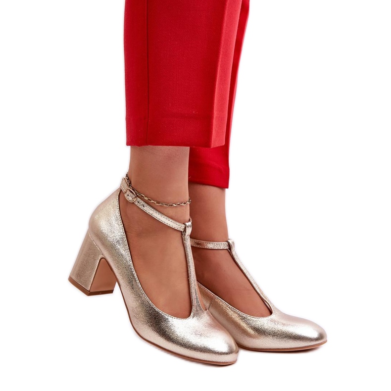 Step in style Pumps Modell Raniyah 834283 Gold – Treten Sie ein mit Stil gelb