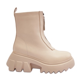 Step in style Stiefel Modell Kusma JJ52P Beige – Treten Sie ein mit Stil