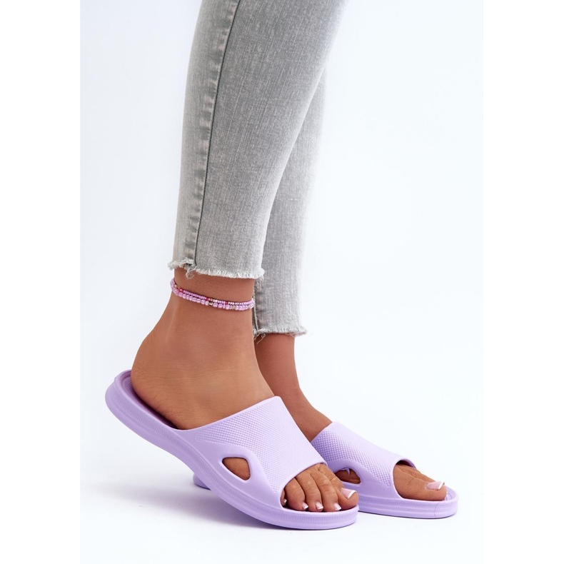 Step in style Sandalen-zehenstegsandalen Modell Juniria 22SD11-2520 Violett – Treten Sie ein mit Stil