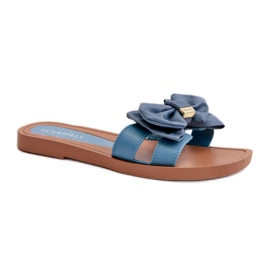 Step in style Sandalen-Flip-Flops Modell Rivarina 491-02 Blau – Treten Sie ein mit Stil