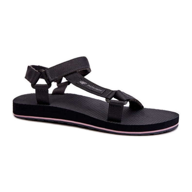 Step in style Sandalen Modell 4FRSS24FSANF054-23S Dunkelgrau – Treten Sie ein mit Stil