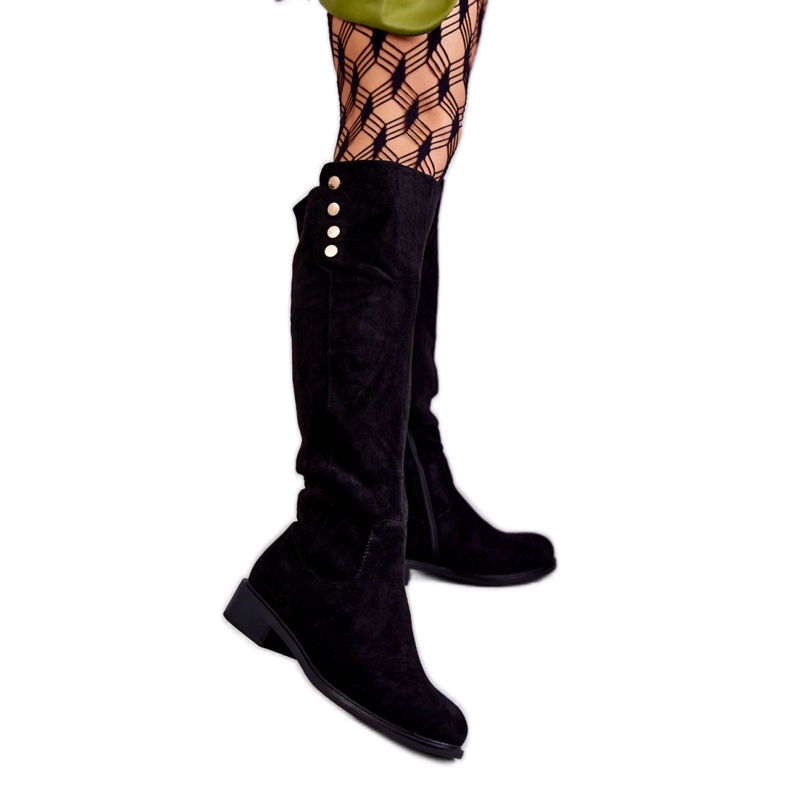 Step in style Stiefel Modell Laura HY207-186 Schwarz – Treten Sie mit Stil ein