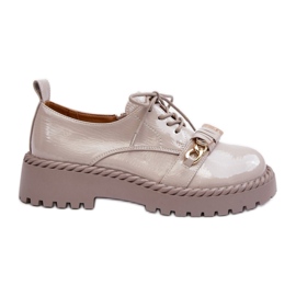 Step in style Schuhe Modell Da MR870-81 Grey Varnish – Treten Sie ein mit Stil grau