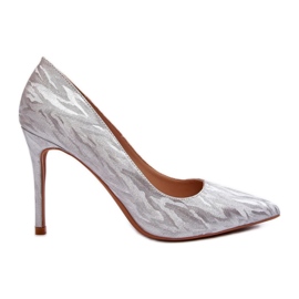 Step in style High Heels Klonisa Modell TU246 Silber – Treten Sie ein mit Stil grau