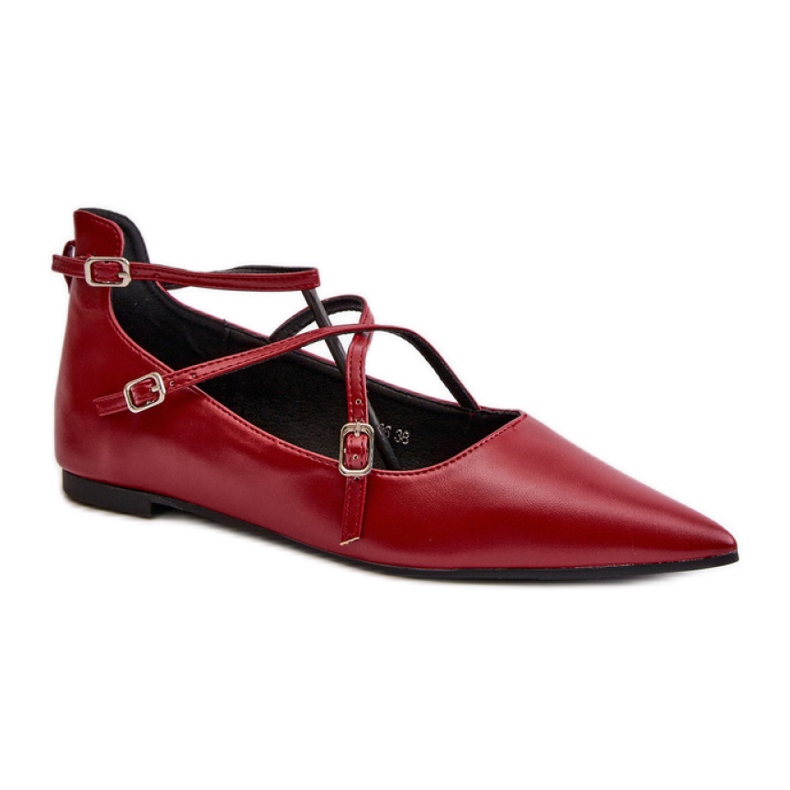 Step in style Ballerinas Modell Violra P-1396 Bordo – Treten Sie ein mit Stil rot