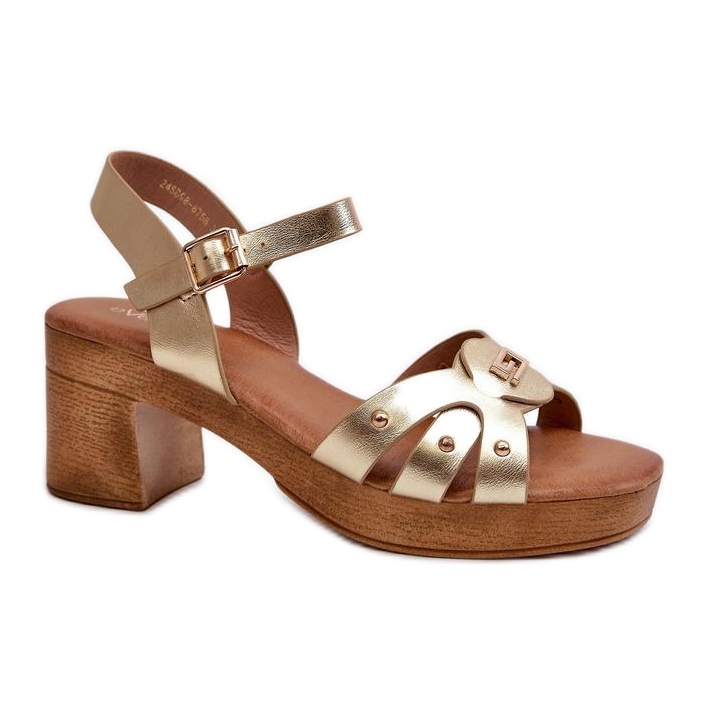 Step in style Sandalen Modell Assames 24SD98-6758 Gold – Treten Sie ein mit Stil gelb