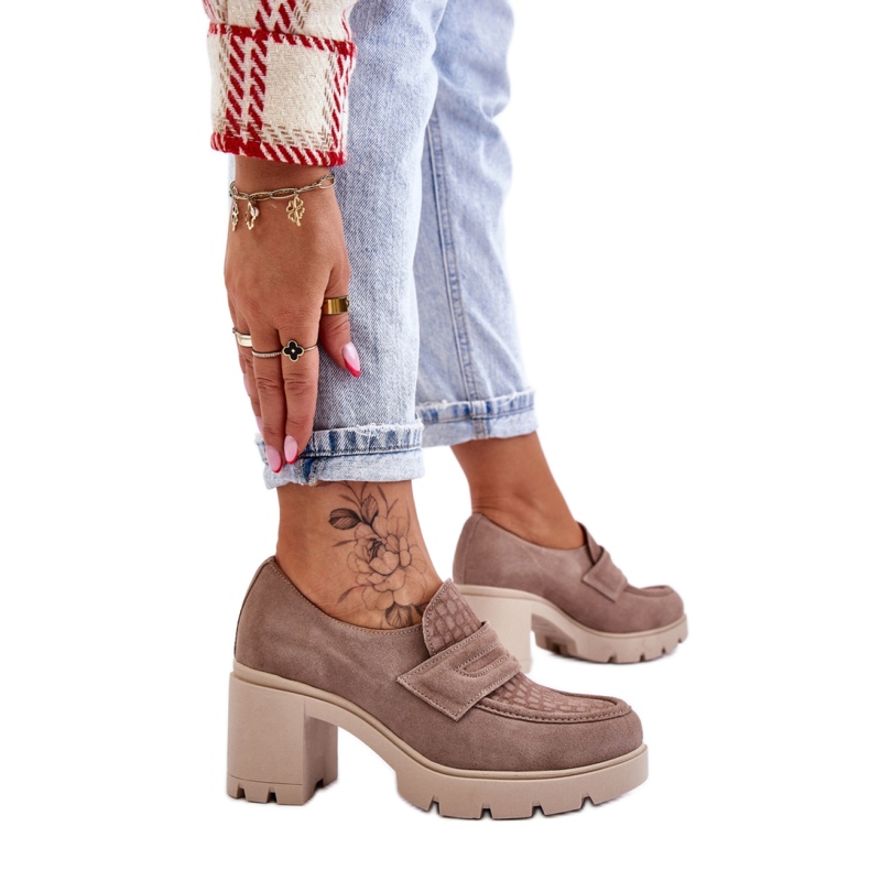 Step in style Schuhe Modell Arabell 20125 Dunkelbeige – Treten Sie ein mit Stil