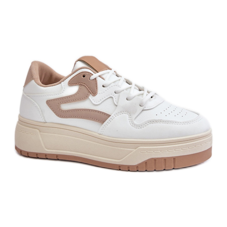 Step in style Sportschuhe Modell Henizore 1W-N3 Weiß/Beige – Treten Sie ein mit Stil