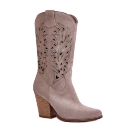 Step in style Stiefel Modell Lewski 3609 Cappuccino Wildleder – Treten Sie ein mit Stil beige