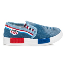 Slip-in Sneakers für ein Mädchen blau