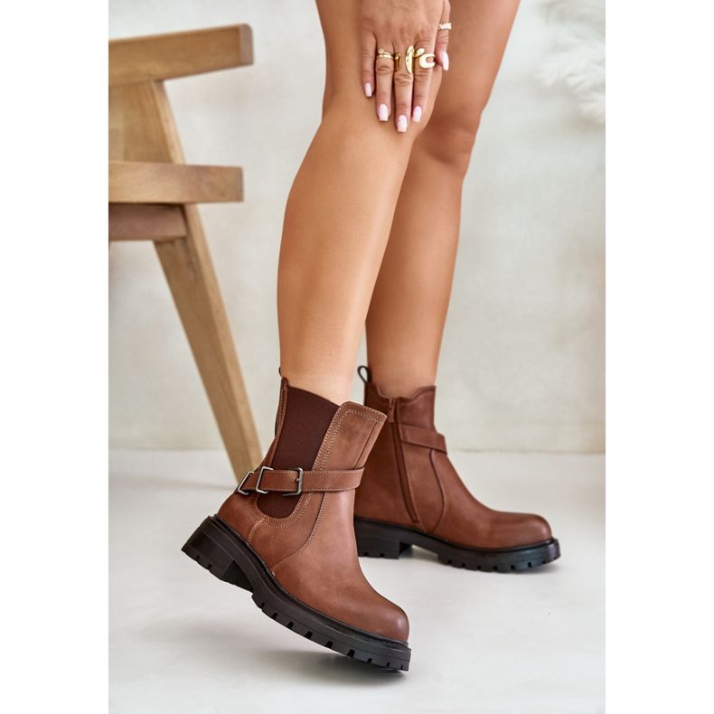 Step in style Chelsea-Stiefel Modell Sergio Leone TR719-S Braun – Treten Sie ein mit Stil