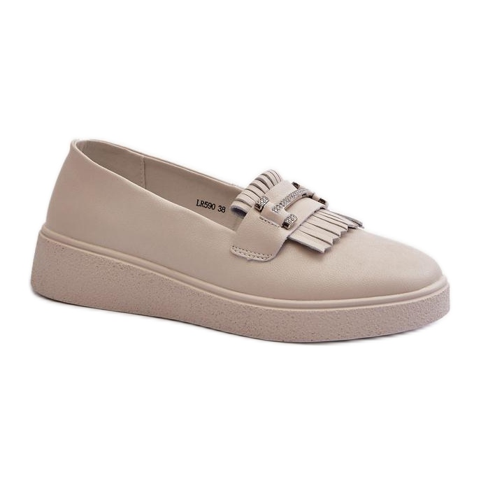 Step in style Mokassins Modell S.Barski LR590 Beige – Treten Sie ein mit Stil