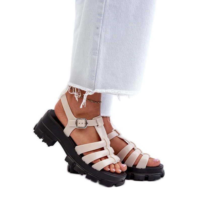 Step in style Sandalen Modell Zaxy NN285040 Hellbeige – Treten Sie ein mit Stil