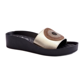 Step in style Sandalen-Flip-Flops Modell S.Barski KV27-019 Gold – Treten Sie ein mit Stil gelb