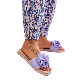 Step in style Sandalen-zehenstegsandalen Modell Giorgia LS-118 Violett – Treten Sie ein mit Stil lila