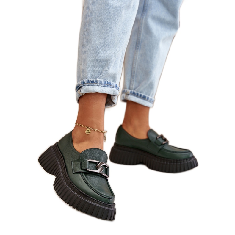 Step in style Schuhe Modell Zazoo 20176 Dunkelgrün – Treten Sie ein mit Stil