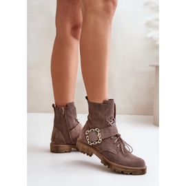 Step in style Stiefel Modell Zazoo 2951/037 Dunkelbeige – Treten Sie ein mit Stil