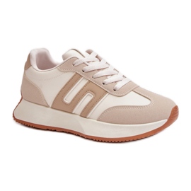 Step in style Sportschuhe Modell Thari 1W-N1 Beige – Treten Sie ein mit Stil
