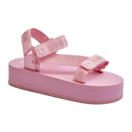 Plateausandalen Modell Big Star Pink rosa
