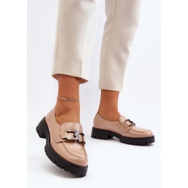 Step in style Mokassins Modell Santtes 58289 Beige – Treten Sie ein mit Stil