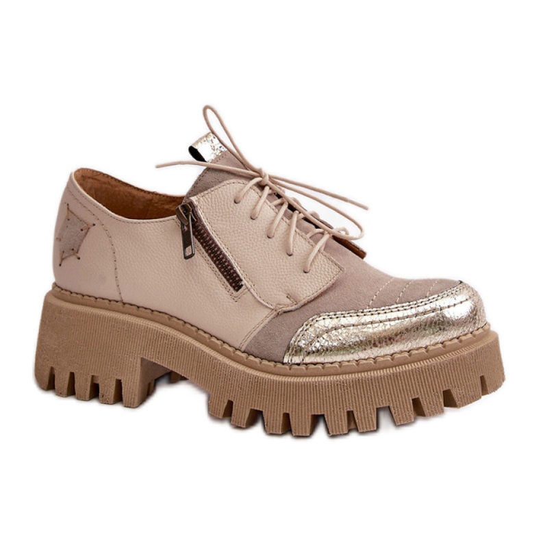 Elegante Damenschuhe Maciejka Beige