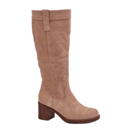 Step in style Stiefel Modell Erisorae CHC321 Beige – Treten Sie ein mit Stil