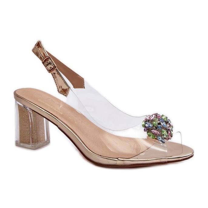 Step in style Sandalen Modell Da MR38-454 Gold – Treten Sie ein mit Stil gelb