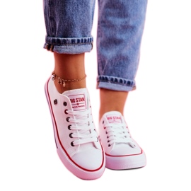 Big Star Klassische Schnür-Sneakers in Weiß