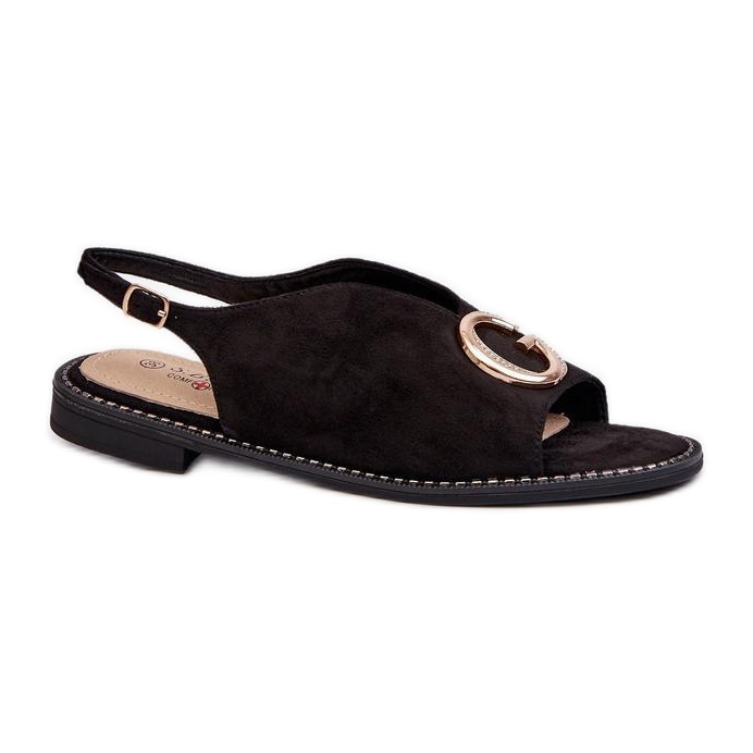 S. BARSKI Elegante Damensandalen von S.Barski schwarz