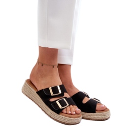 Sandale Flip-Flops Modell C-315 Schwarz