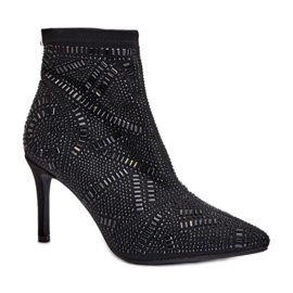 S.Barski HY42-161 Schwarze Stiefel