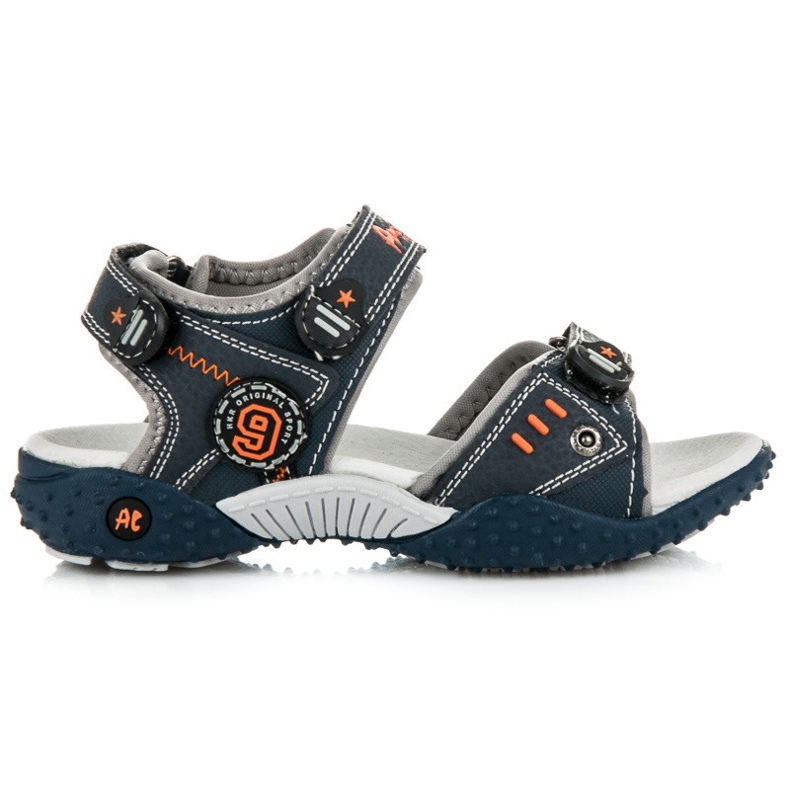 American Club Amerikanische Sandalen für Jungen blau