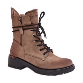 Evento Wildlederarbeiter mit dekorativem Reißverschluss beige