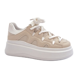 Step in style Sportschuhe Modell Vinali 55-22 Beige – Treten Sie ein mit Stil