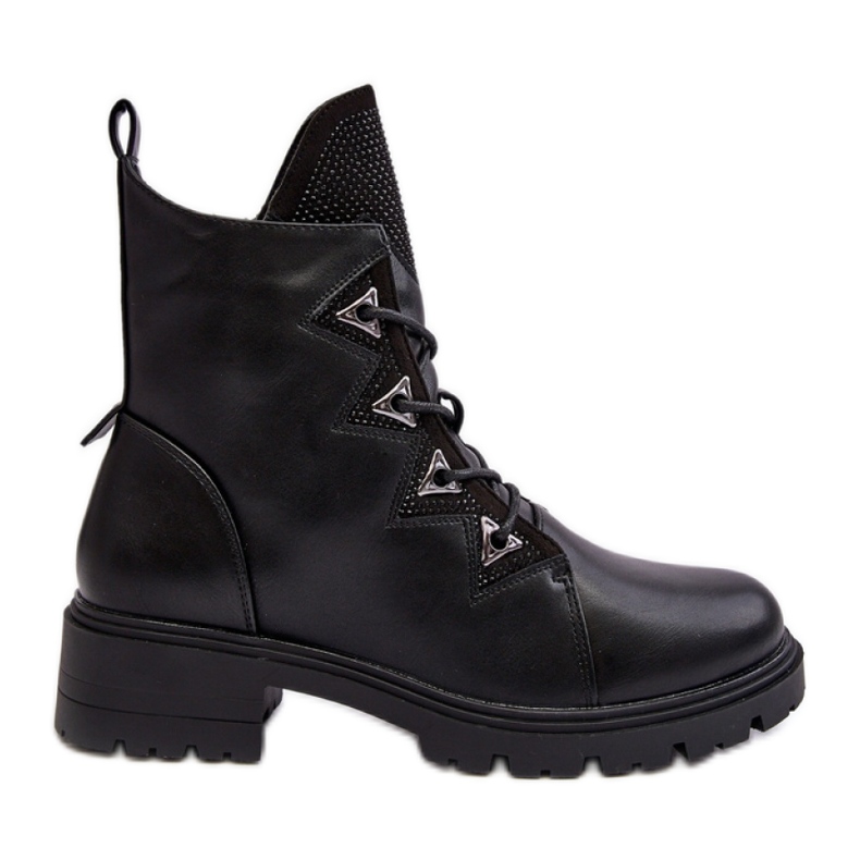 Modell S.Barski HY93-52A Schwarze Stiefel