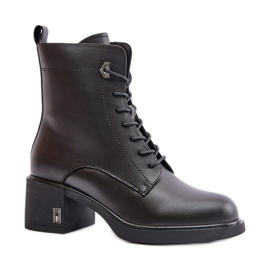 Modell Vinceza Schwarze Stiefel