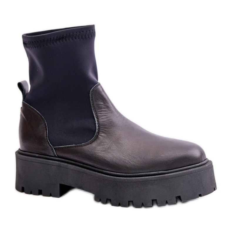 Slip-On-Stiefeletten Zazoo Schwarzes Modell