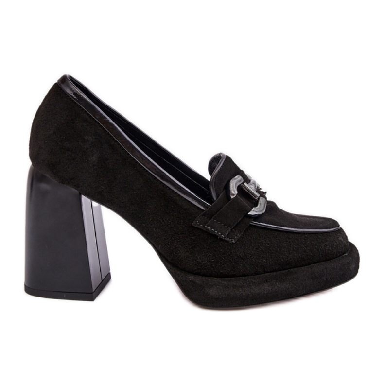 Damenpumps mit Verzierung Laura Messi 2706 500-173 schwarz