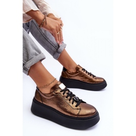 Damen Sportschuhe Maciejka 06191-24 Kupfer braun