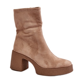 S. BARSKI Isolierte Damenstiefel S.Barski, beige