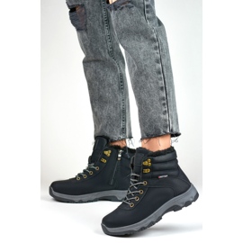 Trekkingschuhe Modell 1696-1B Schwarz - PRIMO