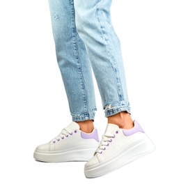 Damen-Sportschuhe LL23171PU weiß